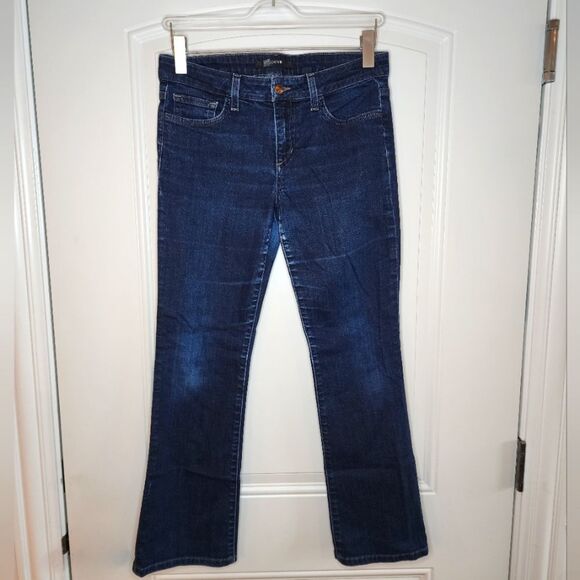 Joe's Jeans Mid Rise Mini Boot Cut Jeans 29 Petite Dark Blue - Picture 1 of 9